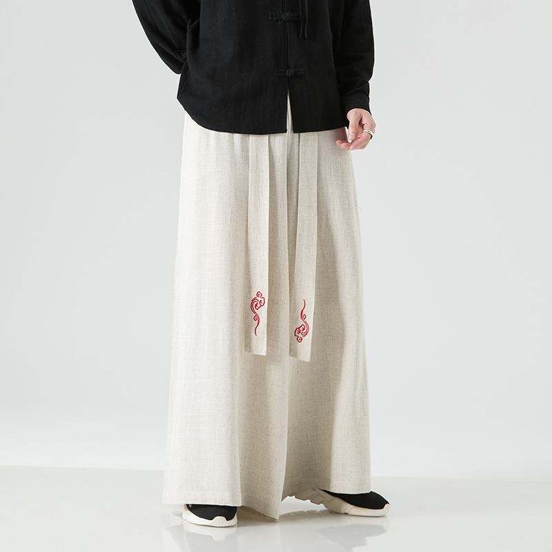 กางเกงขายาวทรงหลวมสไตล์กิโมโนญ - Kimono Yukata Cotton บทวิจารณ์และราคา