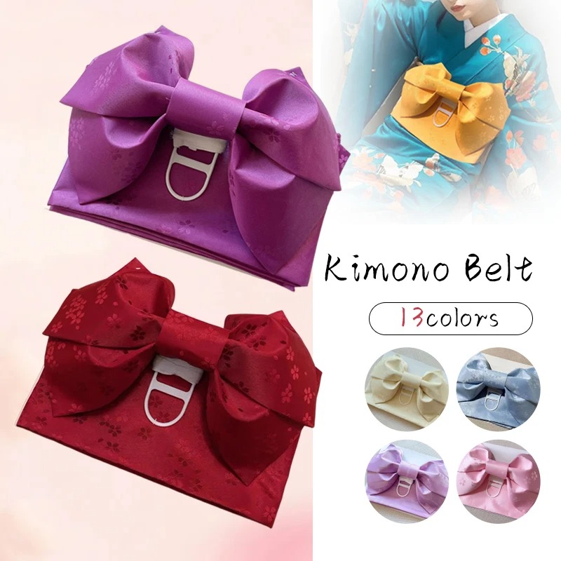 สไตล์ญี่ปุ่นKimono Obiเข็มขัดร - Kimono Yukata Cotton บทวิจารณ์และราคา