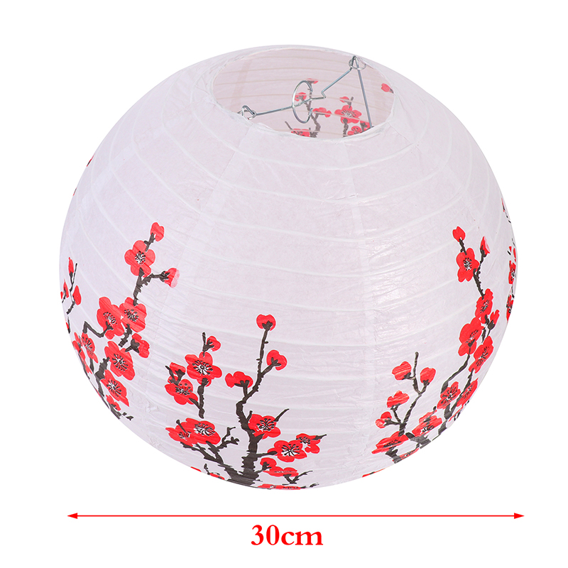 1PC Plum Blossom โคมไฟกระดาษจี - Japanese Lantern Paper บทวิจารณ์และราคา