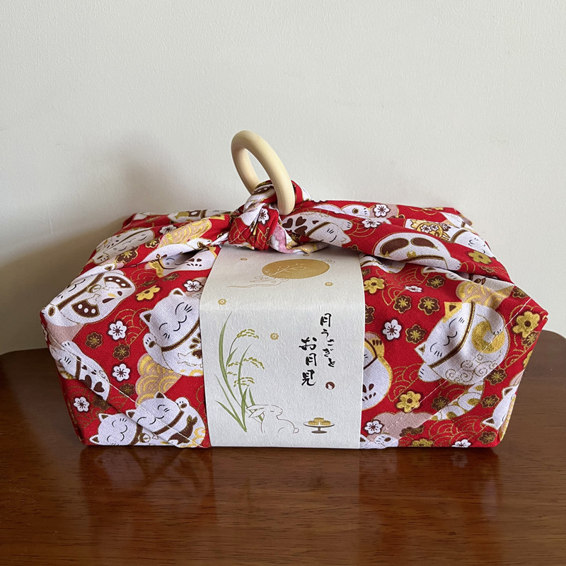 ผ้าเช็ดหน้าฟูโรชิกิผ้ากล่องข้า - Furoshiki Wrap Cloth บทวิจารณ์และราคา