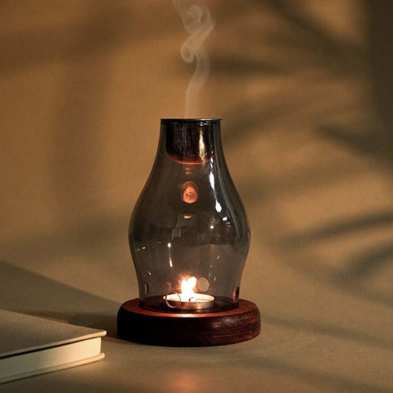สไตล์ญี่ปุ่นเชิงเทียนแก้วโคมไฟ - Japanese Candle Wax บทวิจารณ์และราคา
