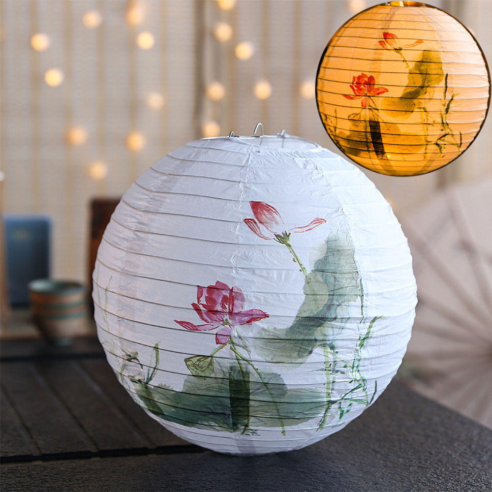 โคมไฟกระดาษสไตล์โอเรียนทัลแบบ  - Japanese Lantern Paper บทวิจารณ์และราคา