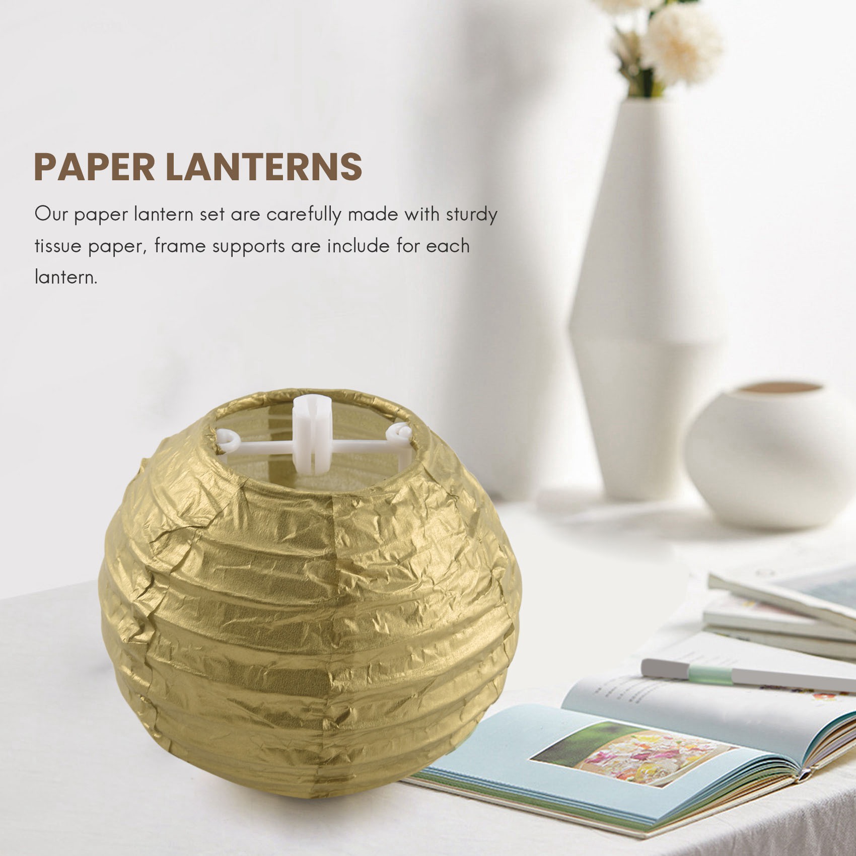 ABSS-โคมกระดาษตกแต่งสำหรับงานป - Japanese Lantern Paper บทวิจารณ์และราคา