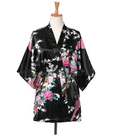 ชุดนอนผ้าไหมซาตินลายพิมพ์นกยูง - Kimono Yukata Cotton บทวิจารณ์และราคา