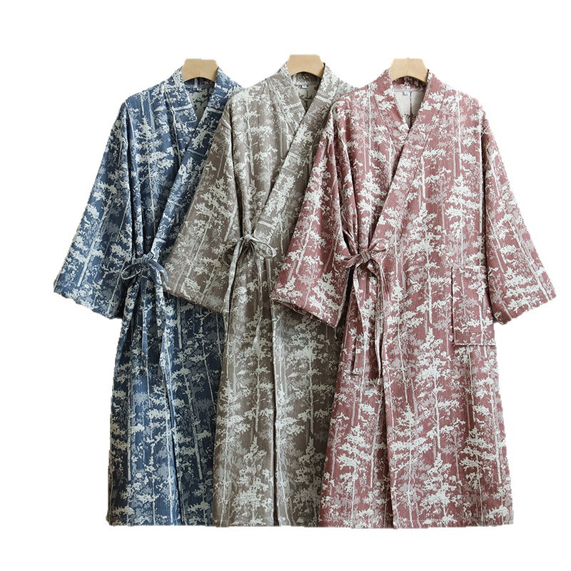 ชุดยูกาตะกิโมโนผ้าฝ้าย 100% สำ - Kimono Yukata Cotton บทวิจารณ์และราคา