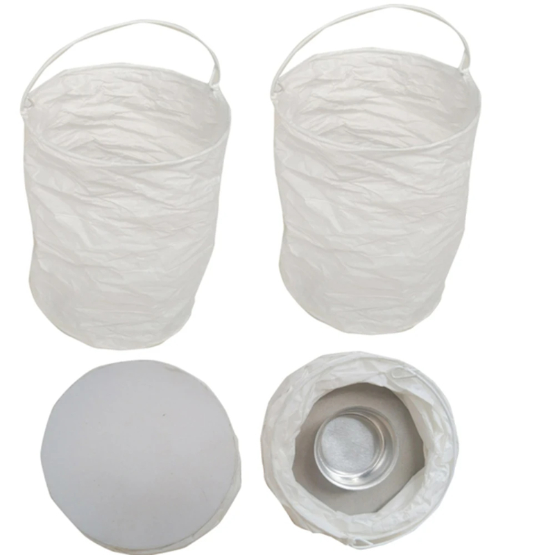 โคมไฟกระดาษทรงกระบอกสีขาวแบบตร - Japanese Lantern Paper บทวิจารณ์และราคา