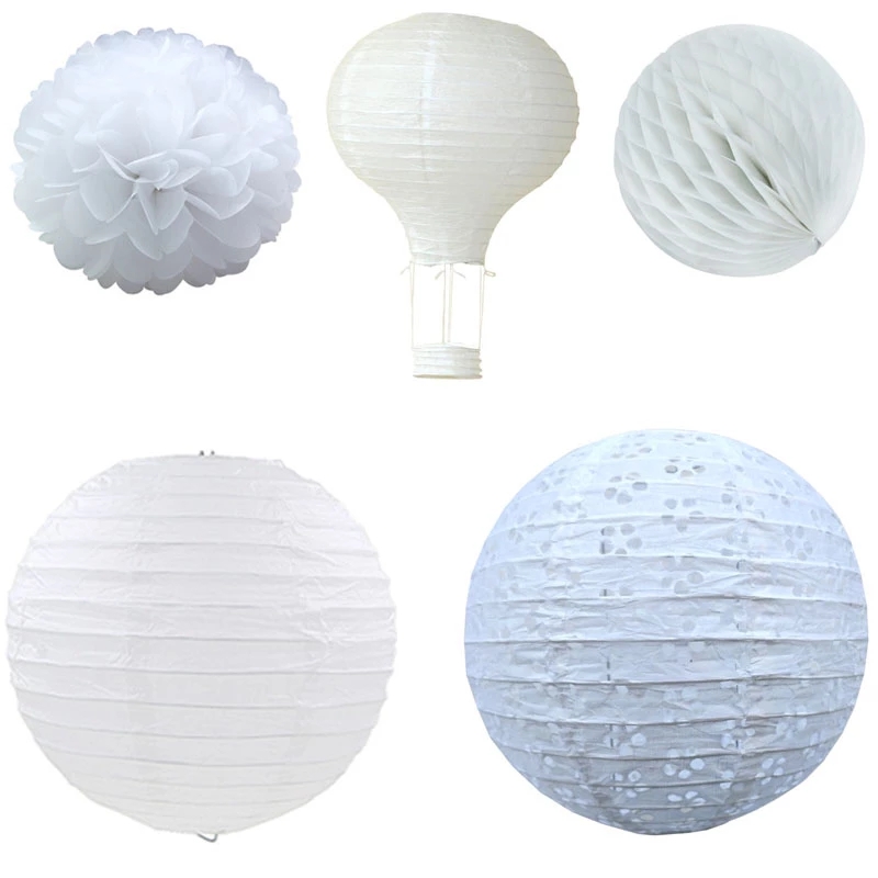 โคมไฟกระดาษจีนสีขาว 1 ชิ้น ลูก - Japanese Lantern Paper บทวิจารณ์และราคา