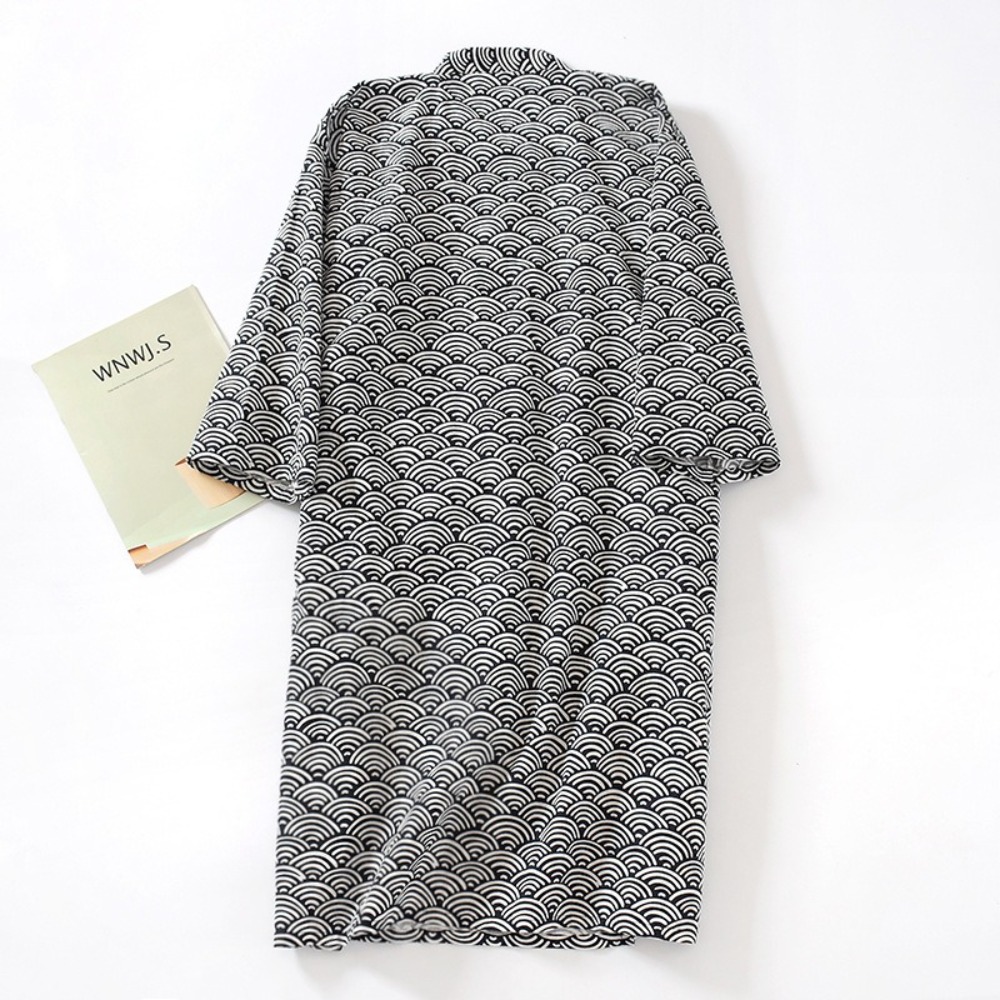 ชุดนอนผู้ชายคอวี ชุดกิโมโนอาบน - Kimono Yukata Cotton บทวิจารณ์และราคา