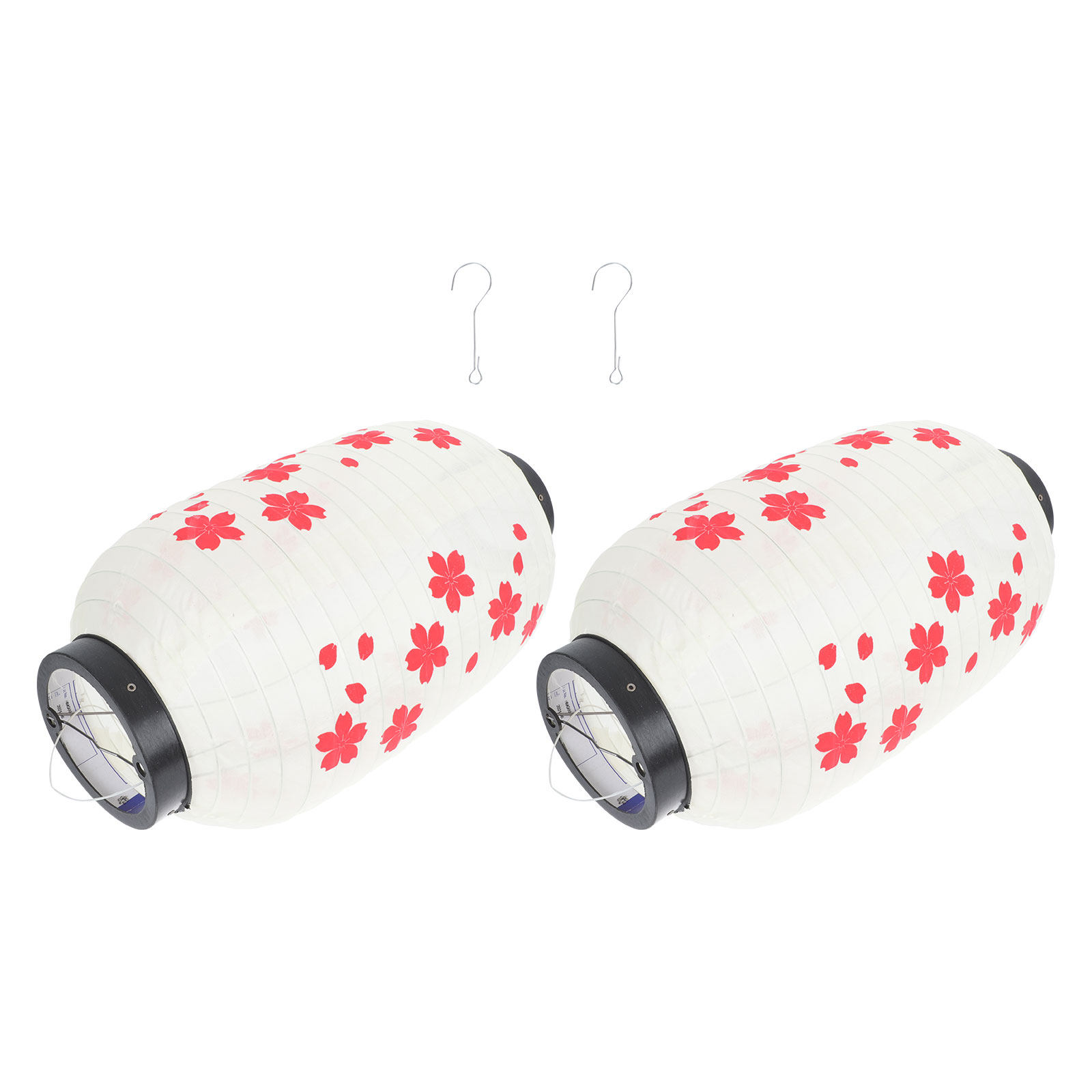 โคมไฟญี่ปุ่นสีแดงสด 2 ชิ้น โคม - Japanese Lantern Paper บทวิจารณ์และราคา