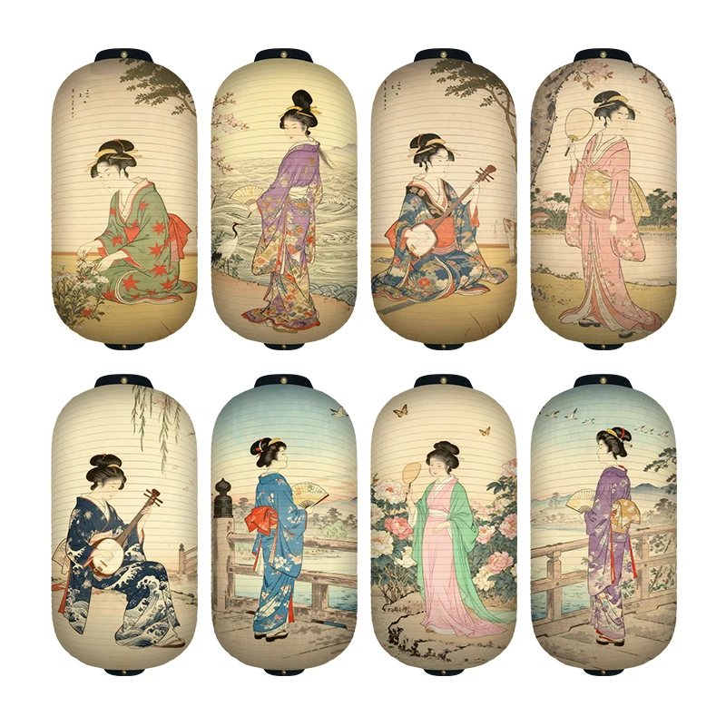 โคมไฟกระดาษลายสตรีราชสำนักญี่ป - Japanese Lantern Paper บทวิจารณ์และราคา