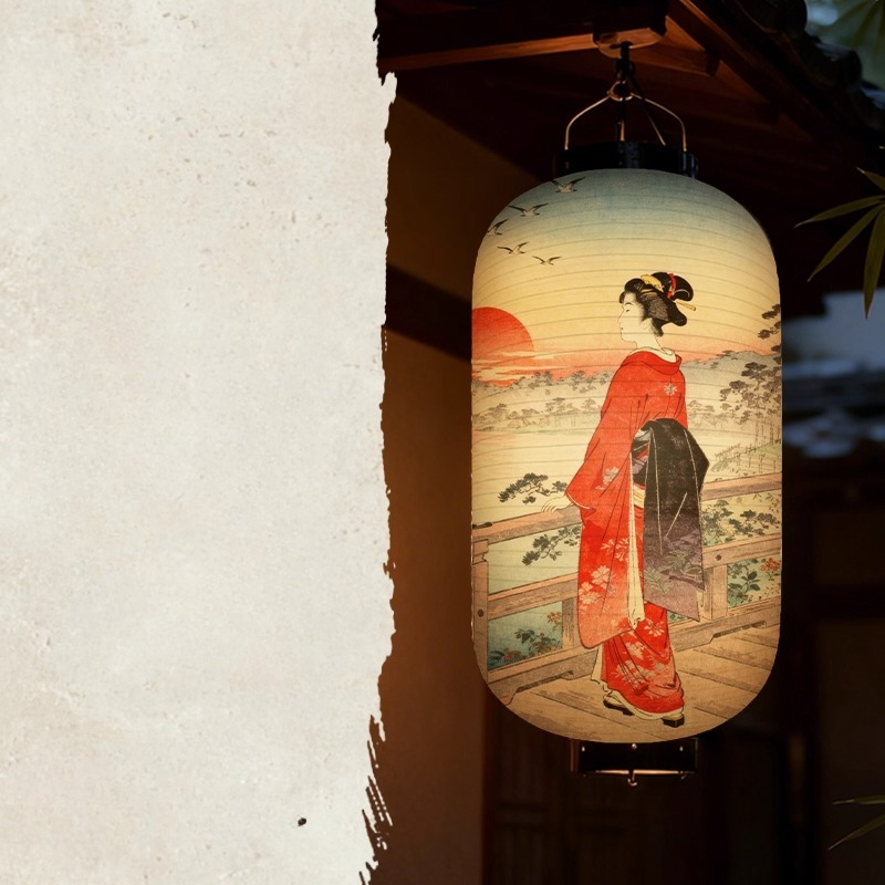 โคมไฟกระดาษลายสตรีราชสำนักญี่ป - Japanese Lantern Paper บทวิจารณ์และราคา