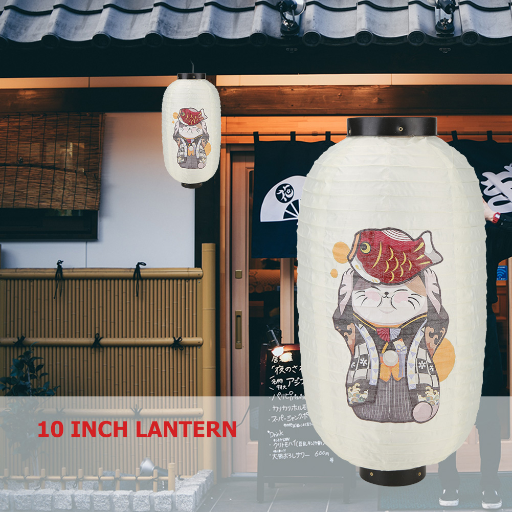 แมวกวักนำโชคโคมไฟสไตล์ญี่ปุ่นโ - Japanese Lantern Paper บทวิจารณ์และราคา