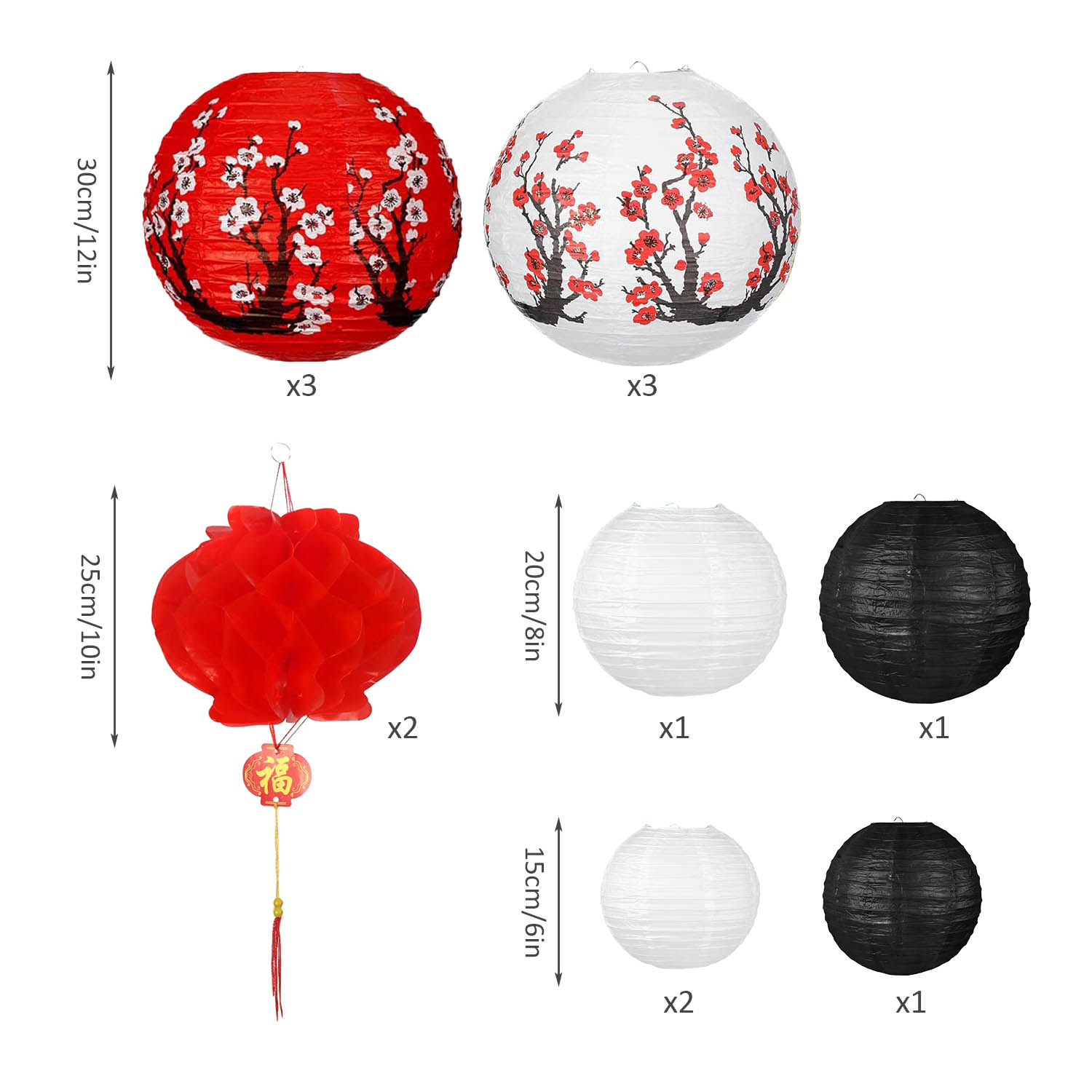 จีนญี่ปุ่นแขวนโคมไฟกระดาษ Cher - Japanese Lantern Paper บทวิจารณ์และราคา